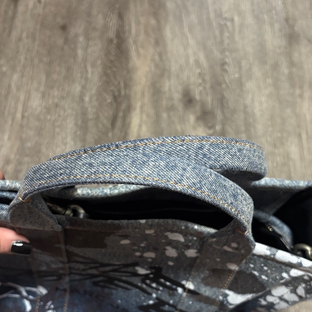 Marc Jacobs Futura Denim Medium Tote - Picture 2 of 4